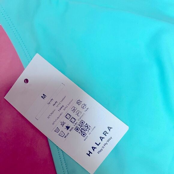 NWT Halara Aqua Crossover Bikini Bottom Swimsuit Sz M - Picture 4 of 6